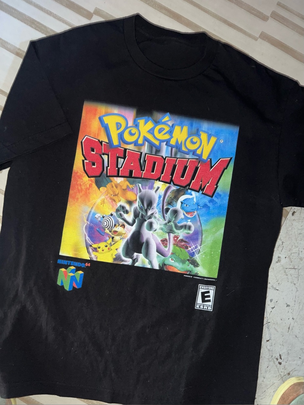 Pokémon Stadium Nintendo 64 fan art boot gonxkilla southsidesupply tee.